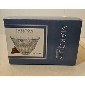 Marquis by Waterford Crystal Shelton Collection 8 inch bowl in original box